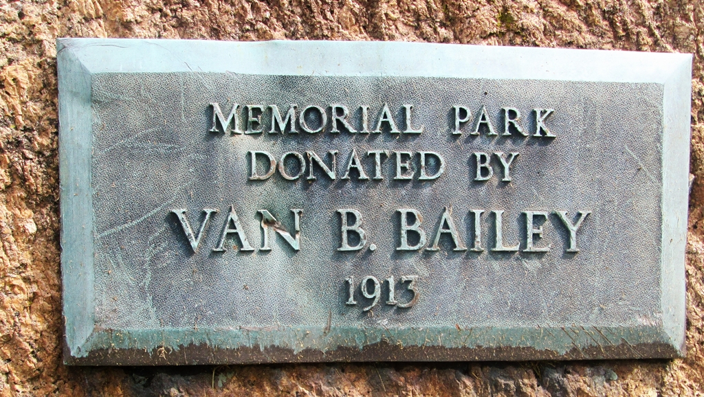 WEST LIBERTY MEMORIAL PARK PLAQUE