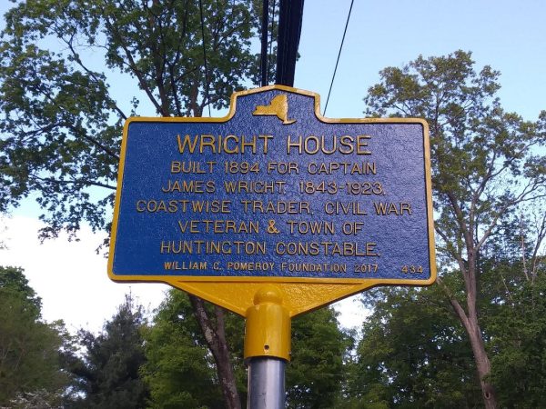 WRIGHT HOUSE MEMORIAL MARKER