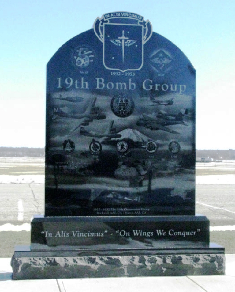 19TH BOMB GROUP WAR MEMORIAL FRONT