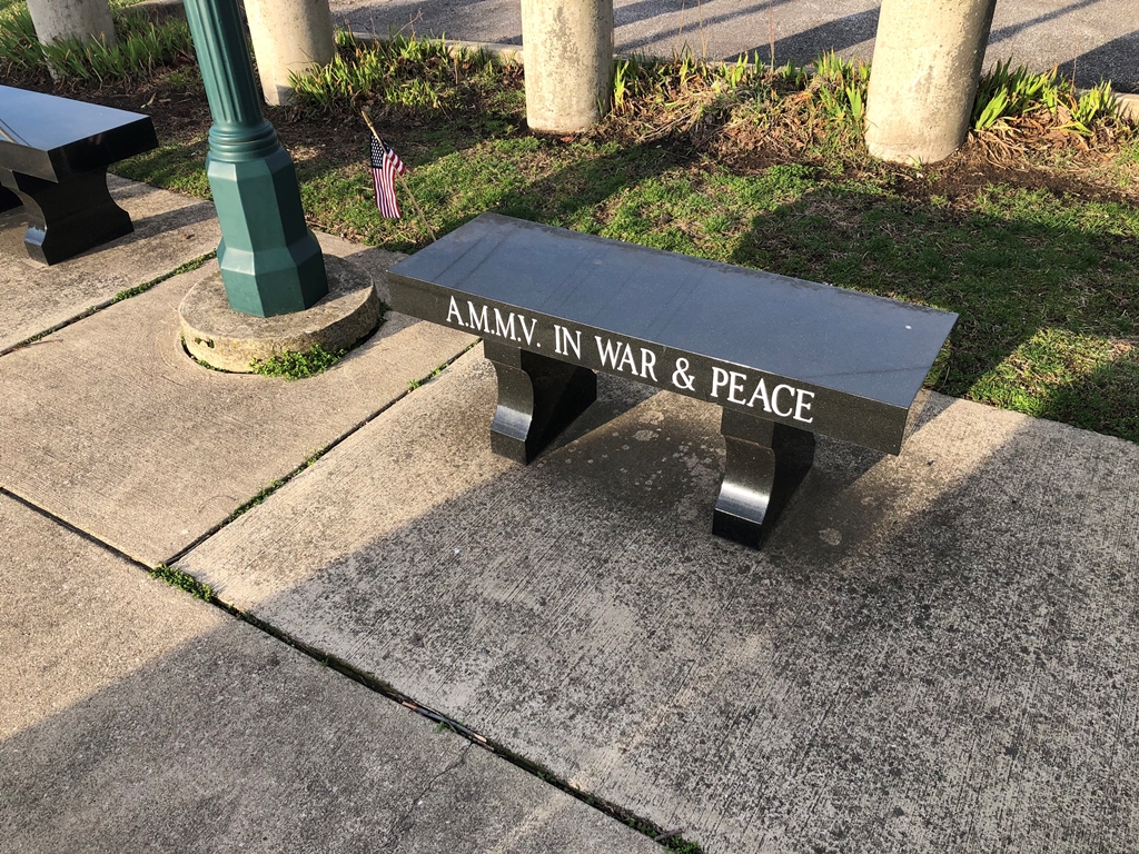 ASHTABULA AMERICAN MERCHANT VETERANS MEMORIAL BENCH