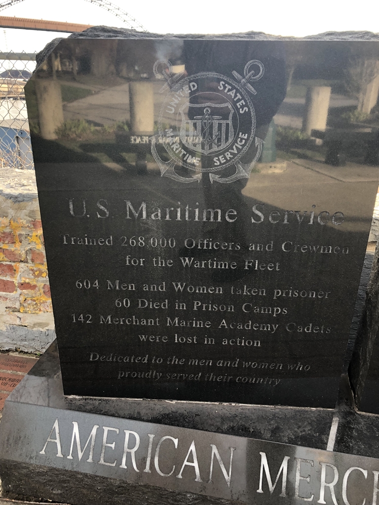 ASHTABULA AMERICAN MERCHANT VETERANS MEMORIAL STONE A