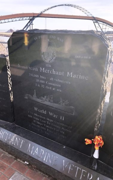 ASHTABULA AMERICAN MERCHANT VETERANS MEMORIAL STONE B