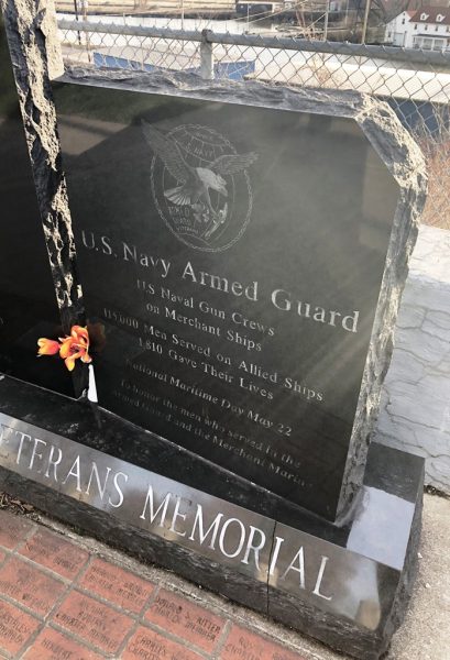 ASHTABULA AMERICAN MERCHANT VETERANS MEMORIAL STONE C