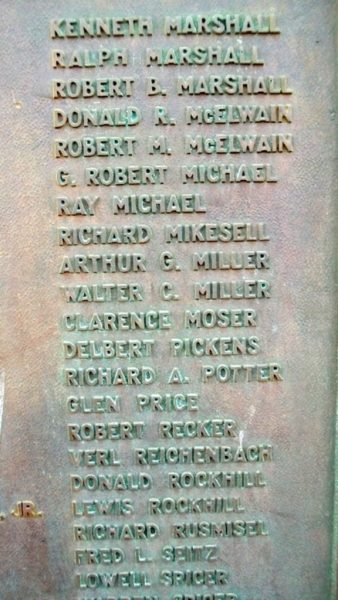 BEAVERDAM & VICINITY WORLD WAR II MEMORIAL PLAQUE F