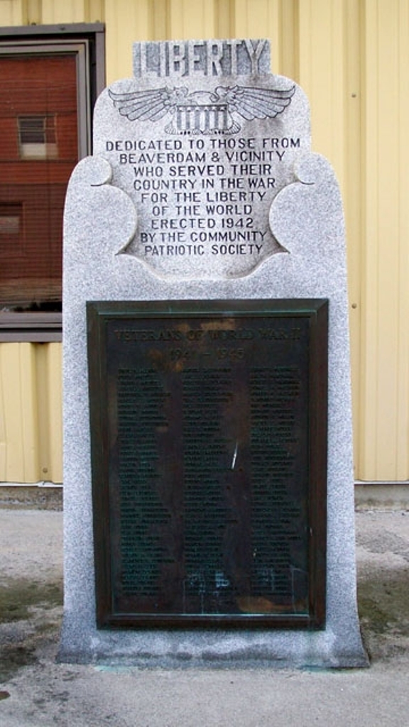BEAVERDAM & VICINITY WORLD WAR II MEMORIAL