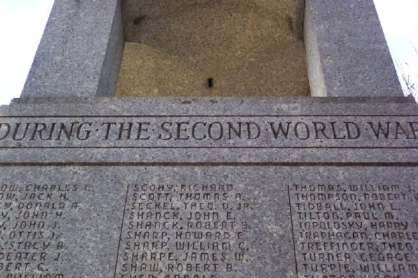 BEXLEY WORLD WAR II MEMORIAL SIDE D