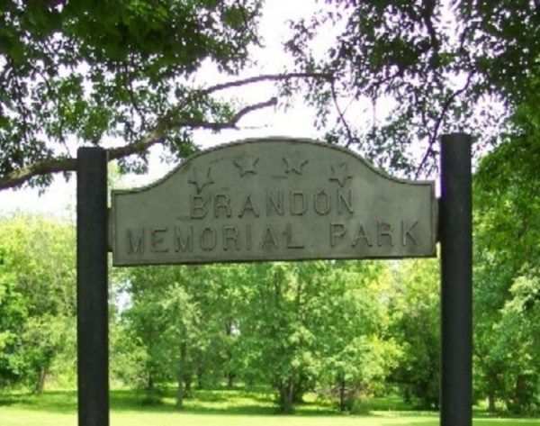 BRANDON MEMORIAL PARK MARKER