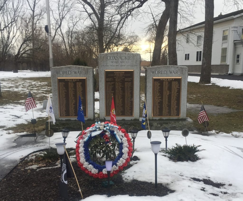 COXSACKIE WORLD WAR II MEMORIAL