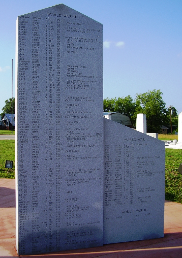 FALLSTON VETERANS MEMORIAL STONE F
