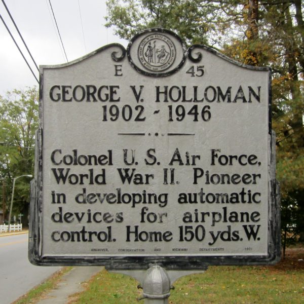GEORGE V. HOLLOMAN WAR MEMORIAL MARKER
