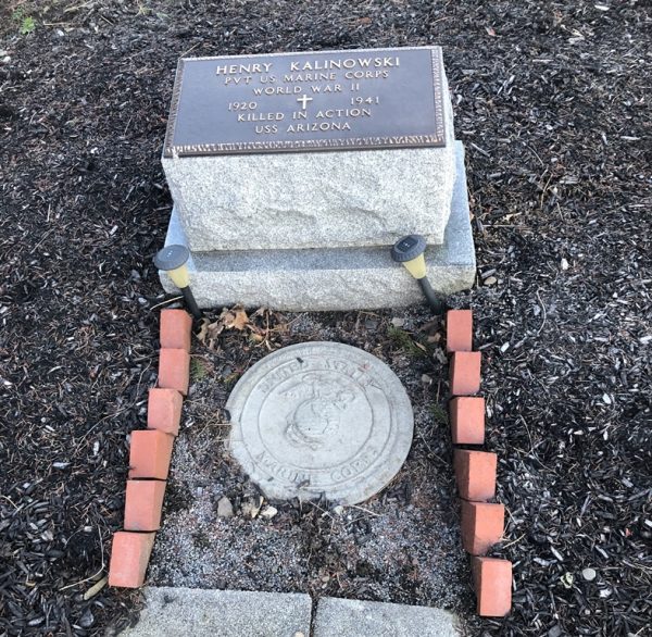 HENRY KALINOWSKI WAR MEMORIAL PLAQUE