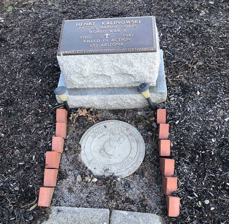 HENRY KALINOWSKI WAR MEMORIAL PLAQUE