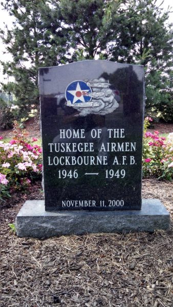 HOME OF THE TUSKEGEE AIRMAN LOCKBOURNE A.F.B. WAR MEMORIAL