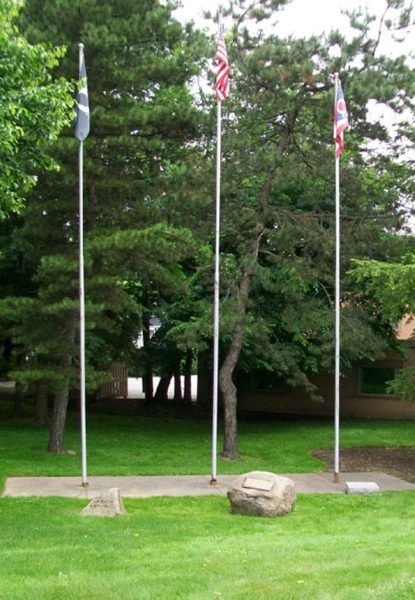 MAHONING CHAPTER FREEDOM OVER SLAVERY MEMORIAL FLAGPOLE