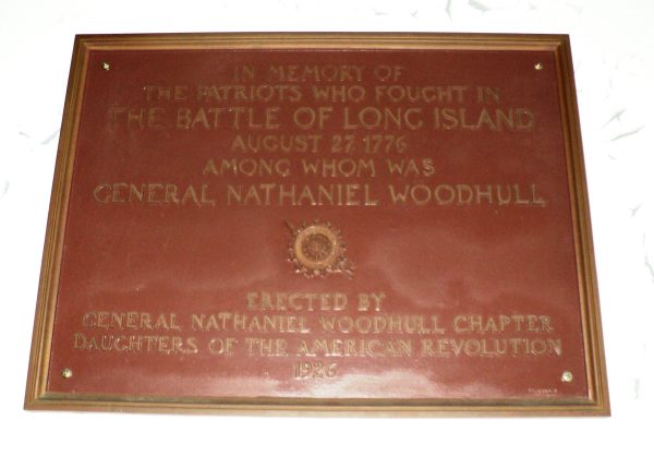PATRIOTS OF THE BATTLE OF LONG ISLAND WAR MEMORIAL PLAQUE