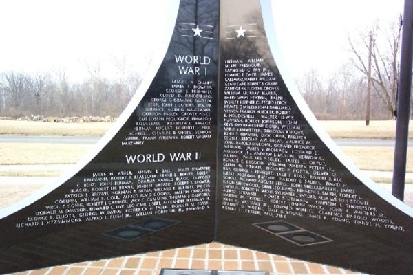 PIQUA VETERANS MEMORIAL SIDE A