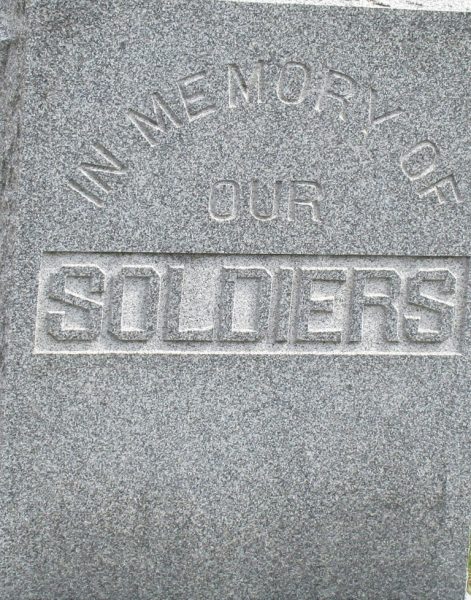 SWANTON CIVIL WAR MEMORIAL STONE A