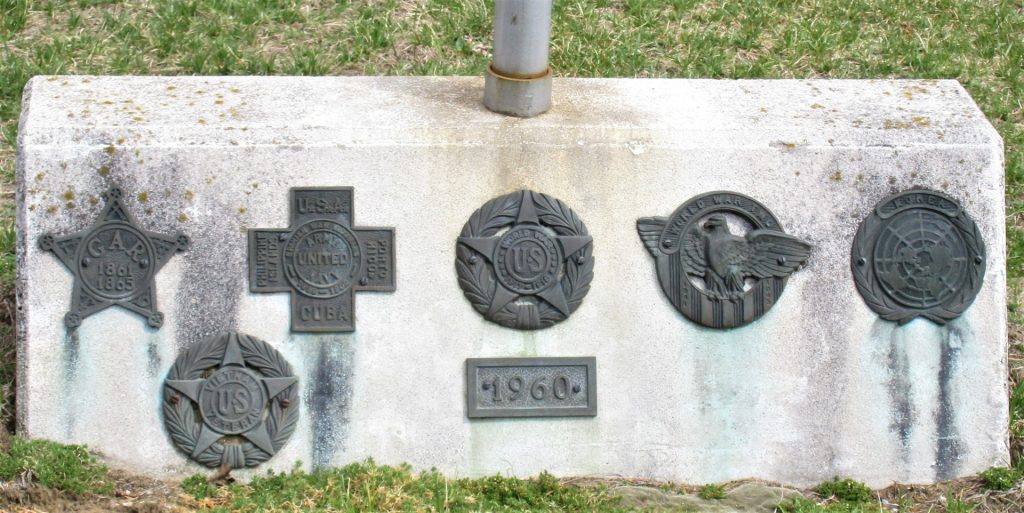 SWANTON WAR VETERANS MEMORIAL FLAGPOLE BASE