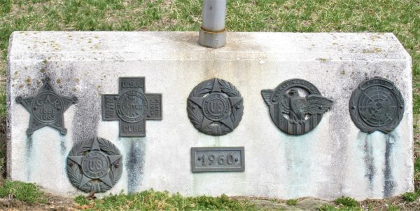 SWANTON WAR VETERANS MEMORIAL FLAGPOLE BASE
