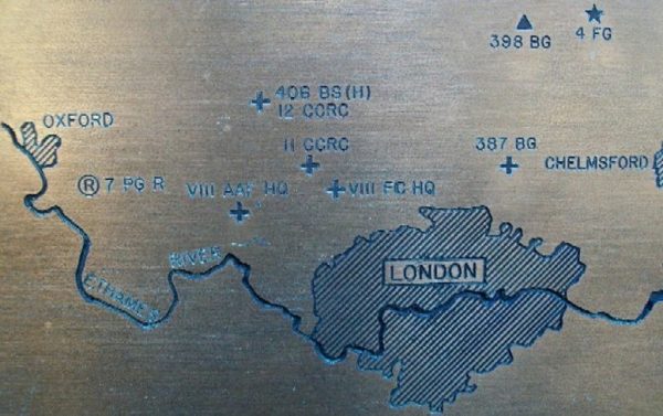 “THE MIGHTY EIGHT” WAR MEMORIAL PLAQUE F