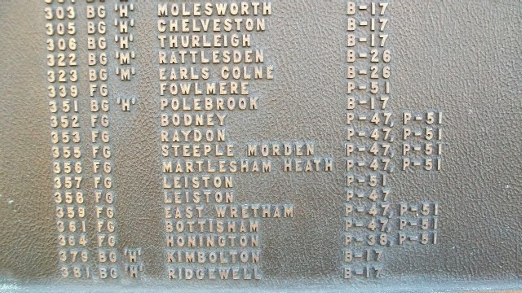 “THE MIGHTY EIGHT” WAR MEMORIAL PLAQUE J