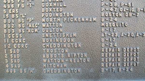 “THE MIGHTY EIGHT” WAR MEMORIAL PLAQUE N