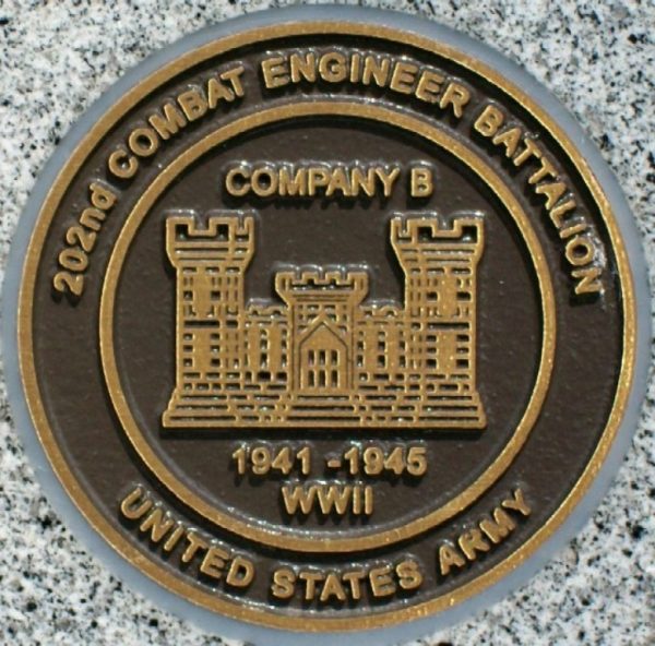 WORLD WAR II ALL VETERANS MEMORIAL BENCH MEDALLION