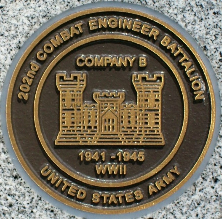 WORLD WAR II ALL VETERANS MEMORIAL BENCH MEDALLION