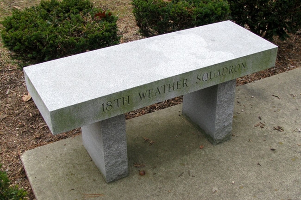 18TH WEATHER SQUADRON WAR MEMORIAL BENCH