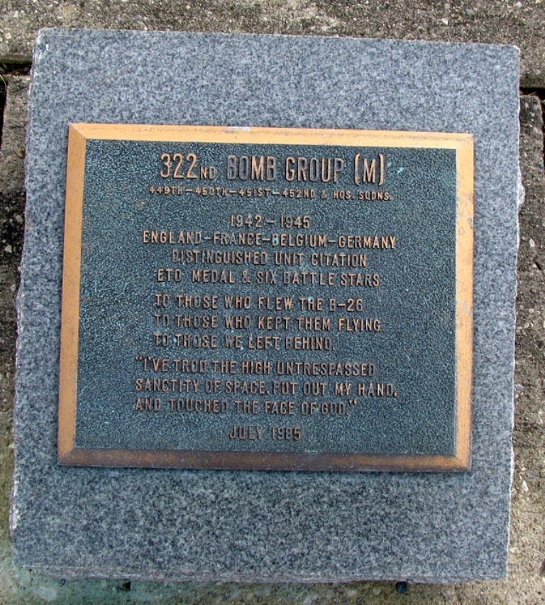 32ND TROOP CARRIER SQUADRON WAR MEMORIAL PLAQUE