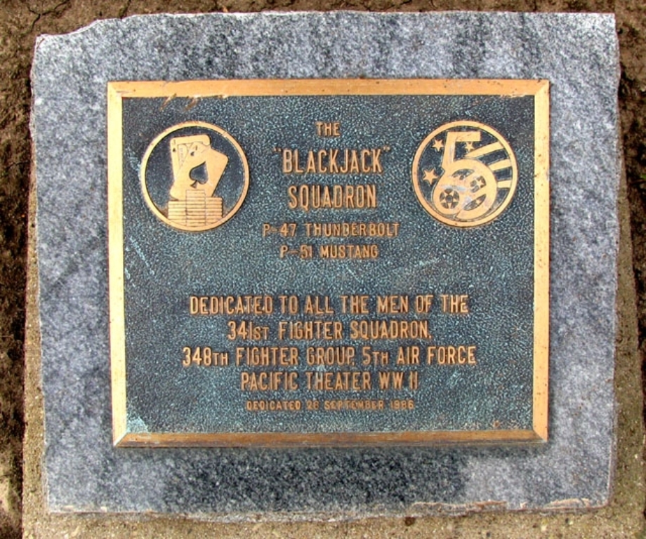 341ST FIGHTER SQUADRON WAR MEMORIAL PLAQUE