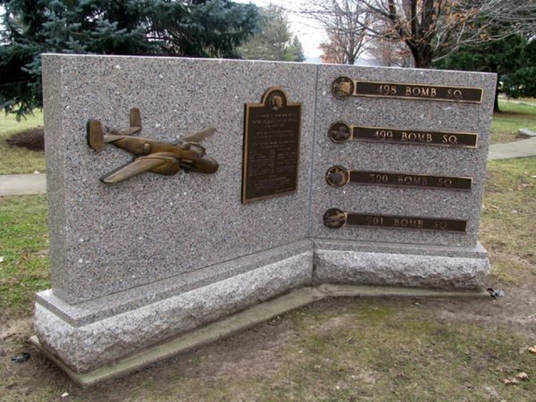 345TH BOMBARDMENT GROUP WAR MEMORIAL FRONT