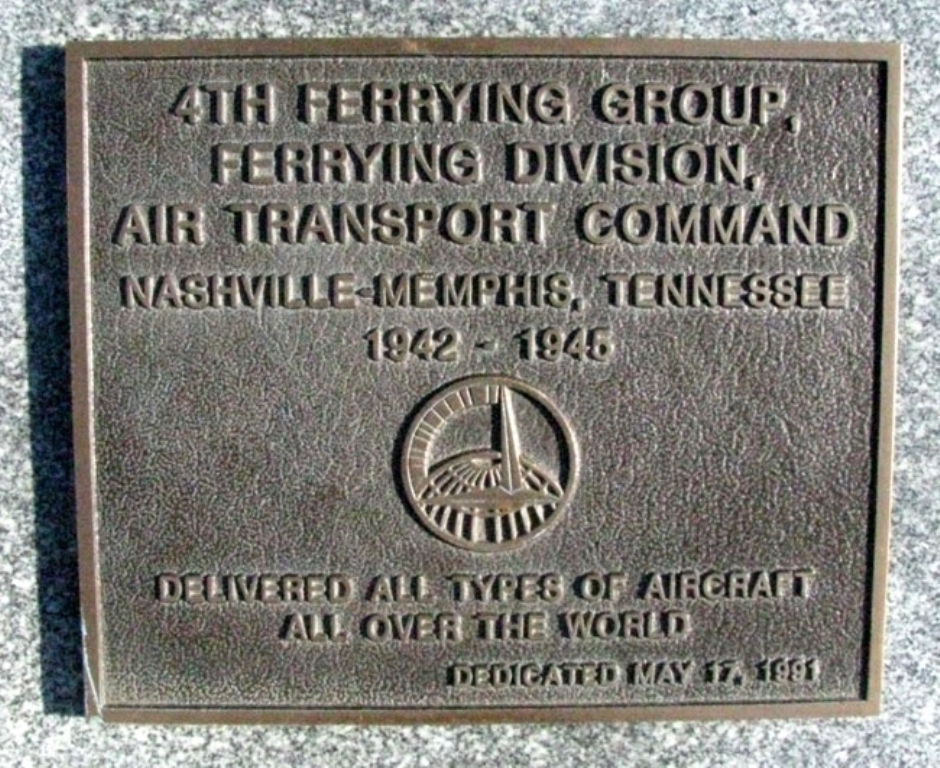 4TH FERRYING GROUP WAR MEMORIAL PLAQUE