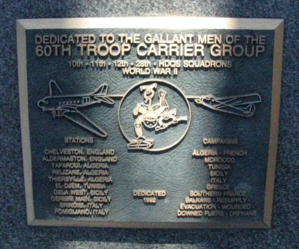 60TH TROOP CARRIER GROUP WAR MEMORIAL