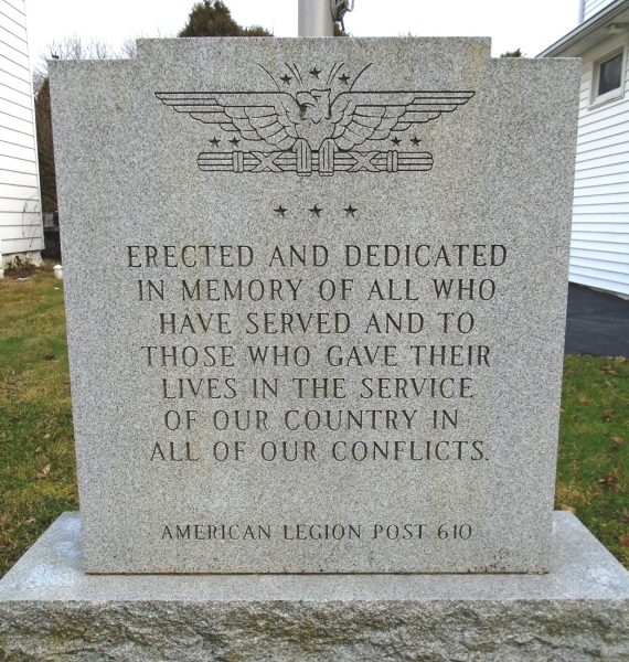 AMERICAN LEGION POST 610 WAR MEMORIAL