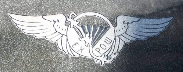 ASSOCIATION OF FORMER PRISONERS OF WAR IN ROMANIA MEMORIAL BENCH LASER IMAGE B