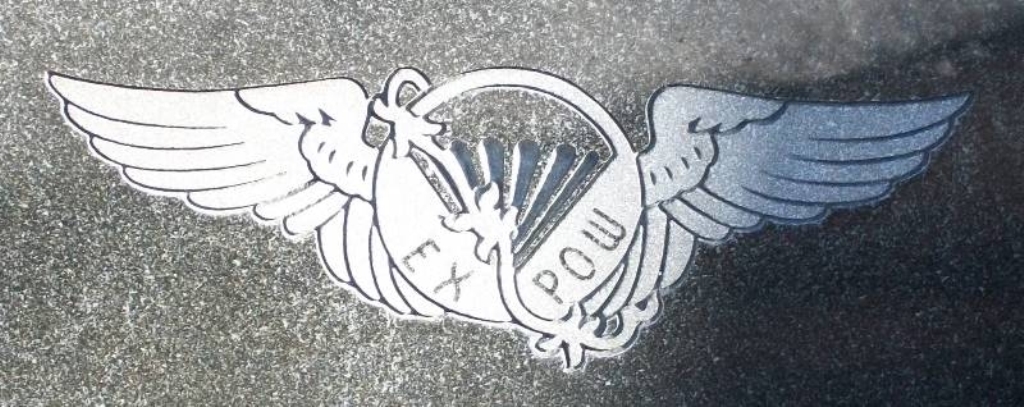 ASSOCIATION OF FORMER PRISONERS OF WAR IN ROMANIA MEMORIAL BENCH LASER IMAGE B