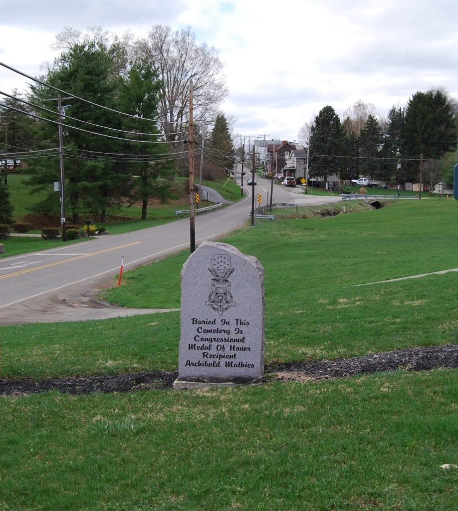 BURIED IN THIS CEMETERY MEDAL OF HONOR WAR MEMORIAL