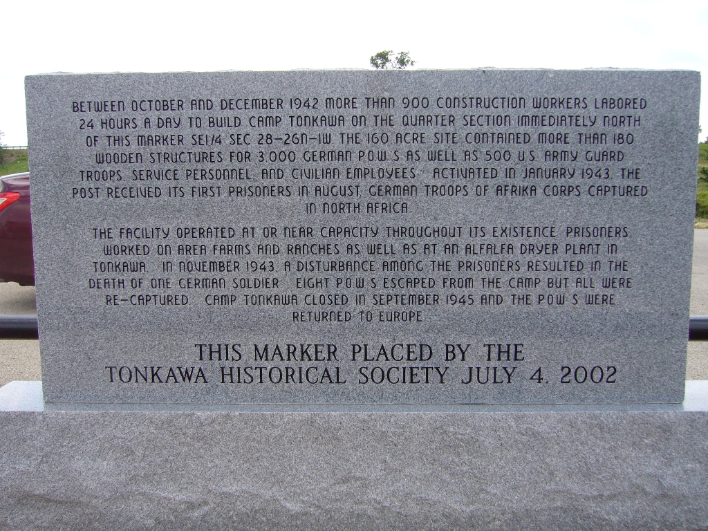 CAMP TONKAWA WAR MEMORIAL BACK