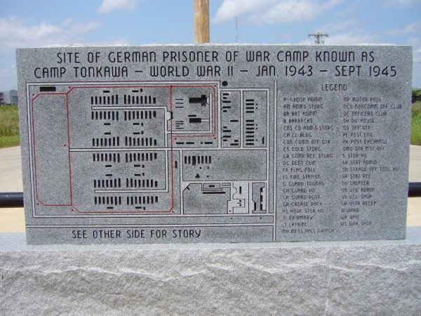 CAMP TONKAWA WAR MEMORIAL FRONT