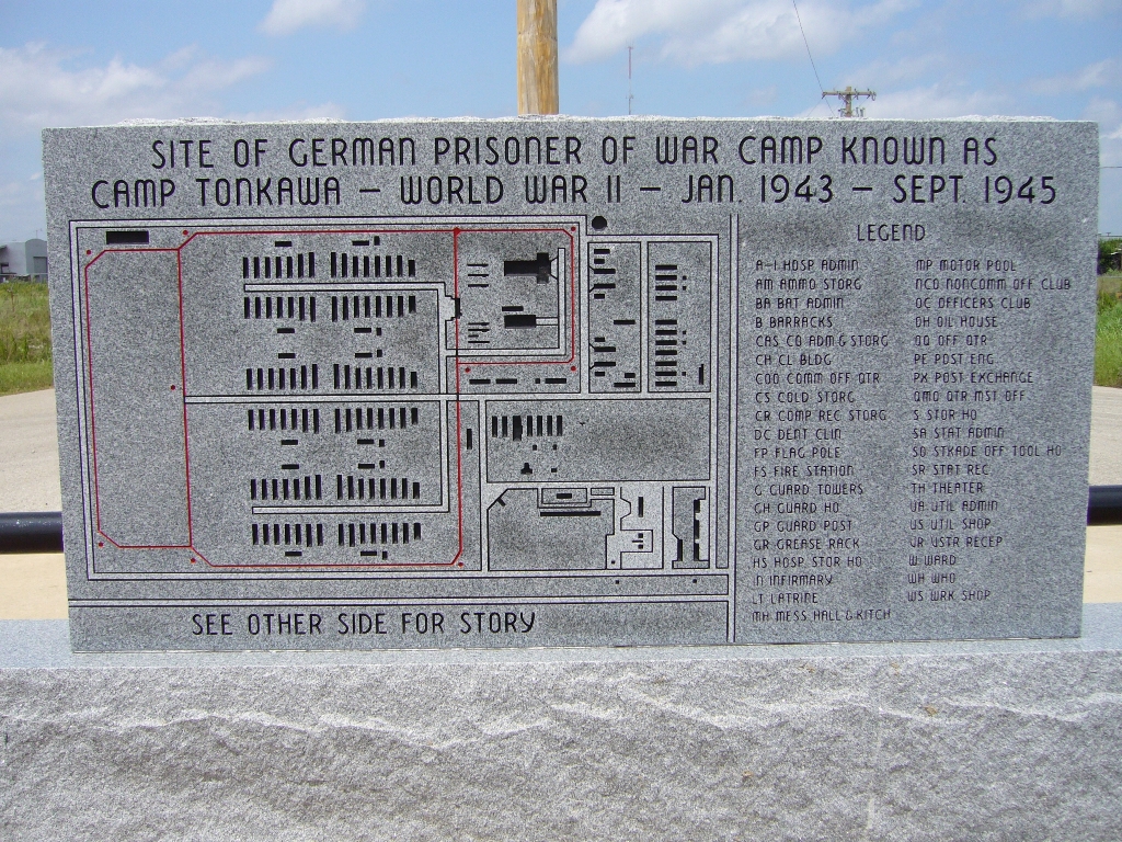 CAMP TONKAWA WAR MEMORIAL FRONT