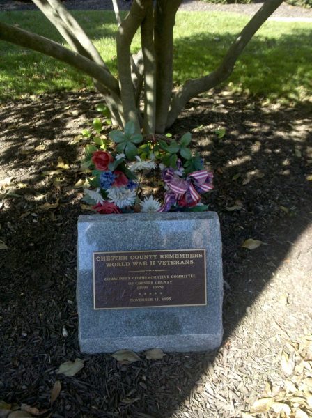 CHESTER COUNTY REMEMBERS WORLD WAR II VETERANS MEMORIAL