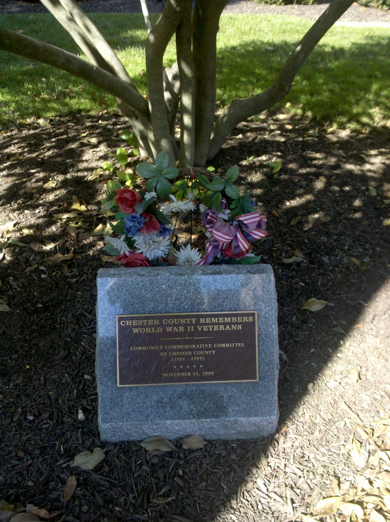 CHESTER COUNTY REMEMBERS WORLD WAR II VETERANS MEMORIAL