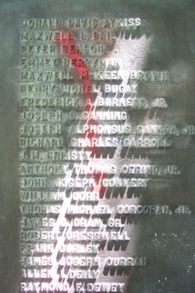 CHESTNUT HILL AND MT. AIRY WORLD WAR II MEMORIAL PLAQUE C