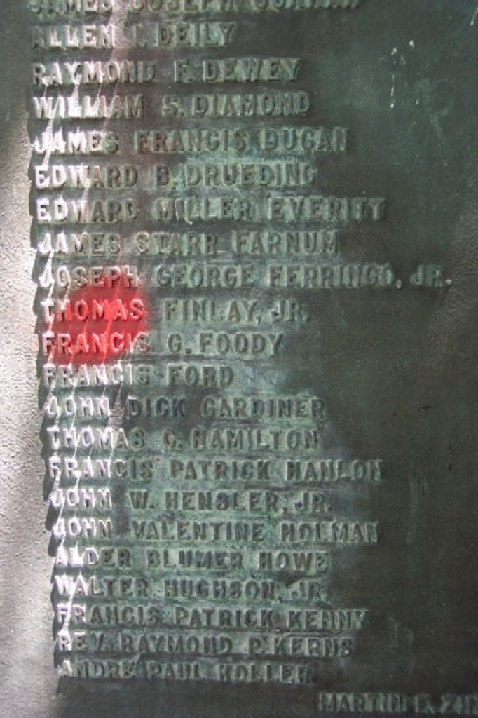 CHESTNUT HILL AND MT. AIRY WORLD WAR II MEMORIAL PLAQUE D