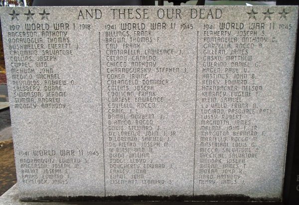 DUNMORE BOROUGH WAR VETERANS MEMORIAL STONE B