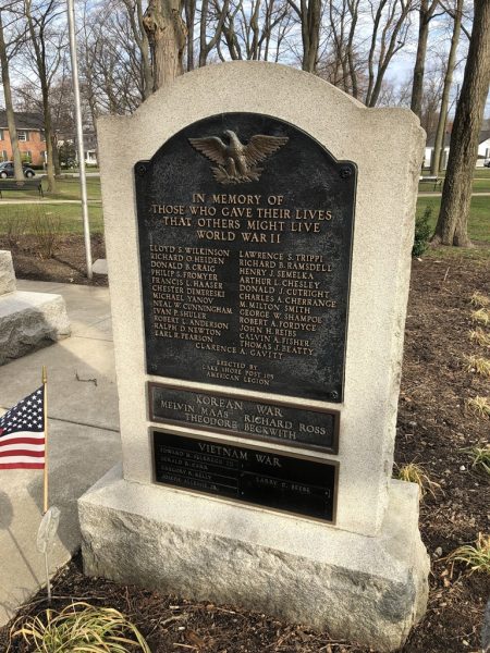 IN MEMORY OF THOSE WHO GAVE THEIR LIVES THAT OTHER MIGHT LIVE WAR MEMORIAL