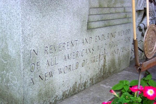 JOHNSTOWN WORLD WAR II MEMORIAL STONE A