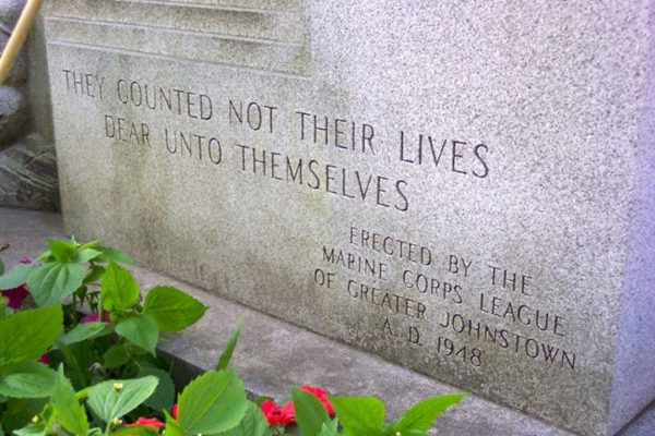 JOHNSTOWN WORLD WAR II MEMORIAL STONE B