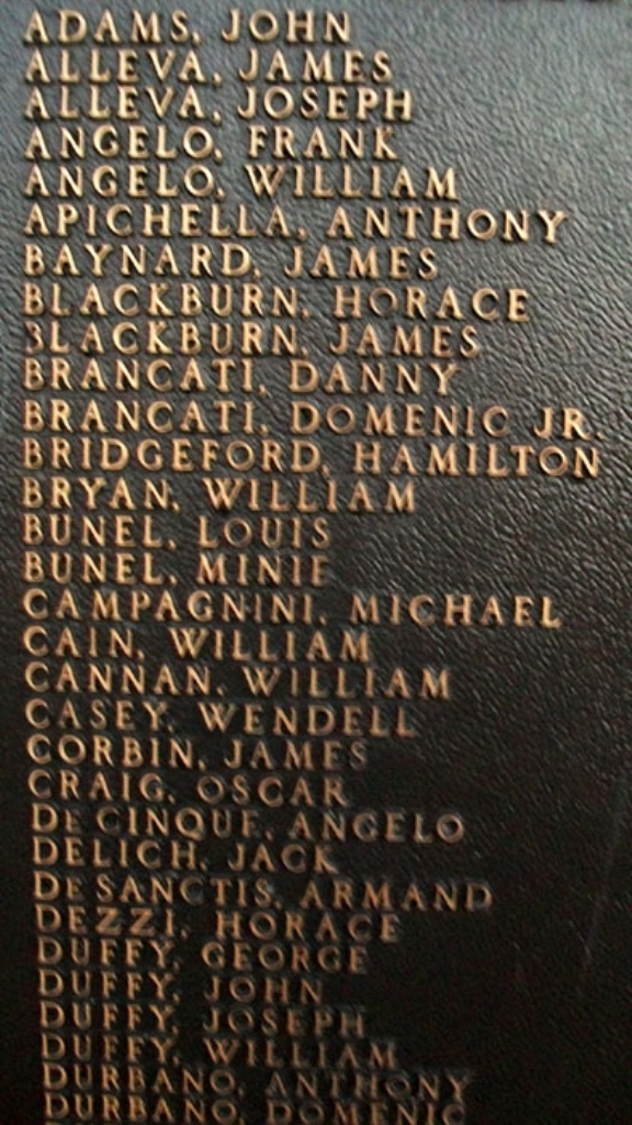 MARCUS HOOK FIRST WARD VETERANS MEMORIAL PLAQUE B